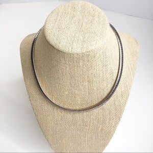 Sterling Silver Flat Snake Chain Italy 925